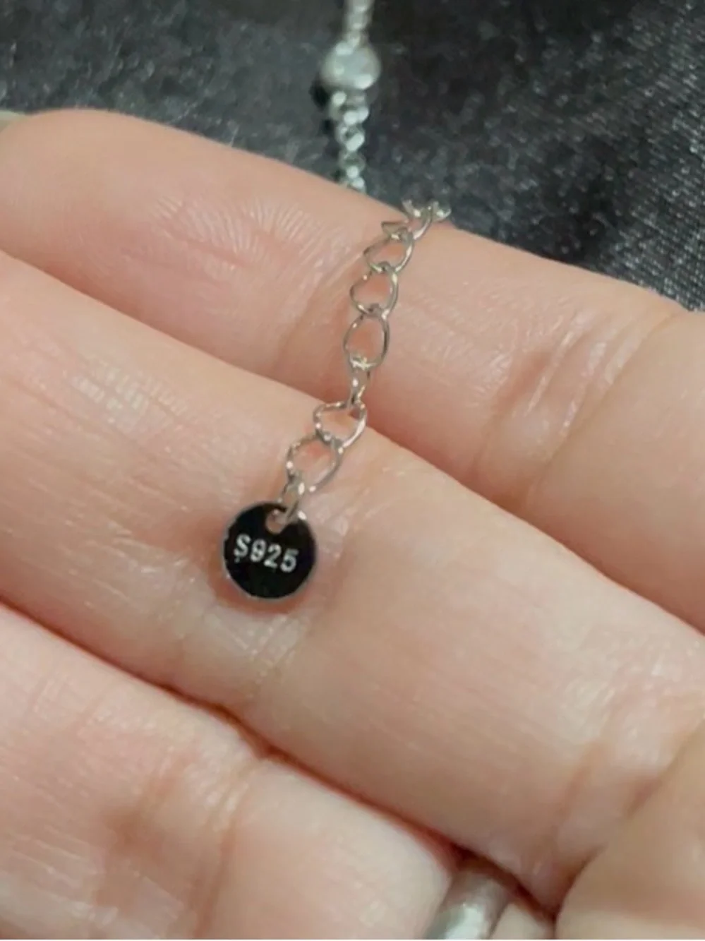 925 Sterling Silver Moissanite Bracelet 1CT Dainty Diamond Certified - Picture 4 of 5